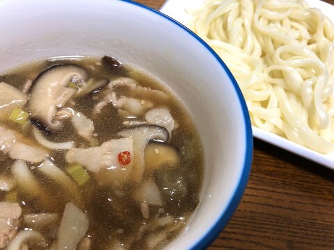 キノコのつけ汁うどん